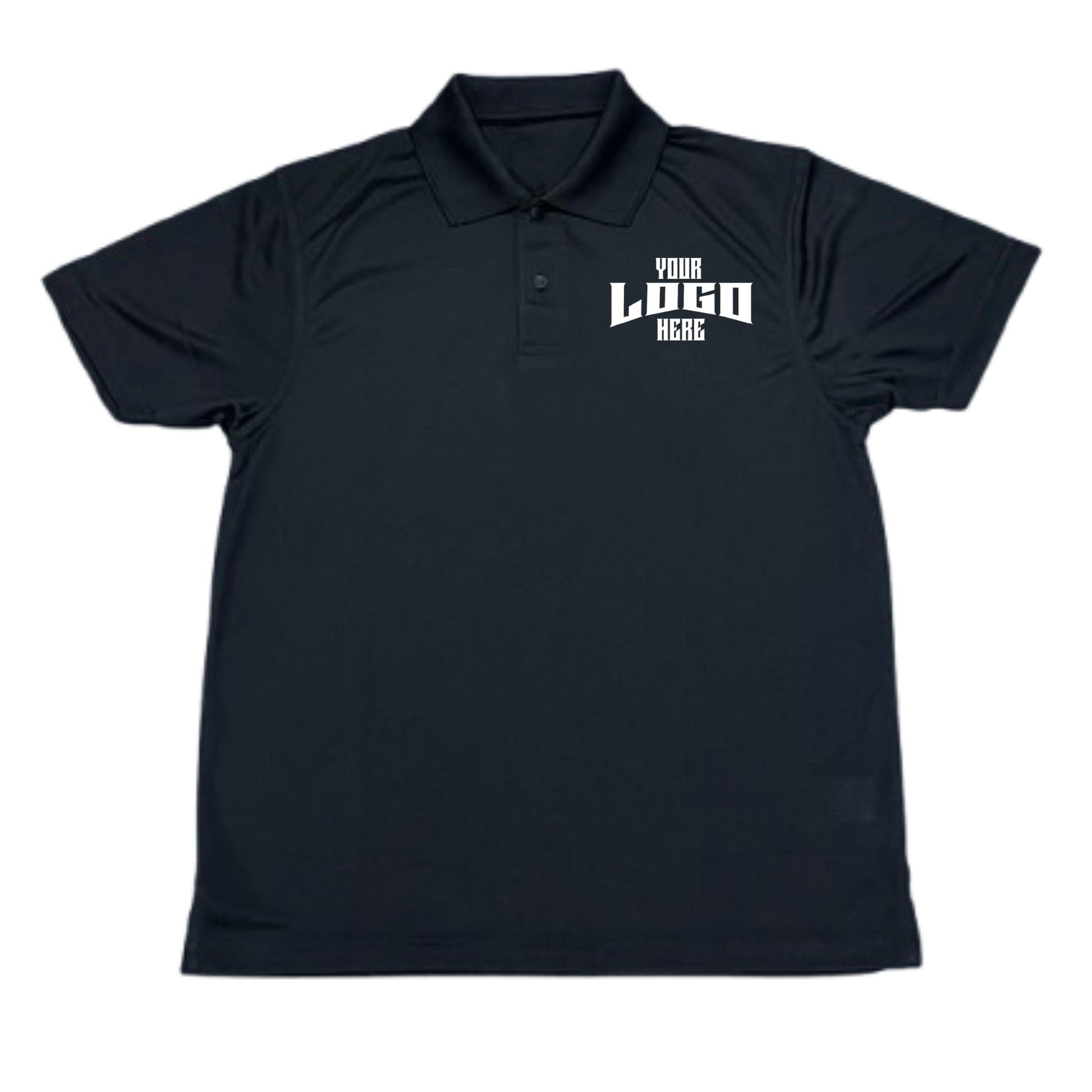 Generic custom polo shirt product sample.